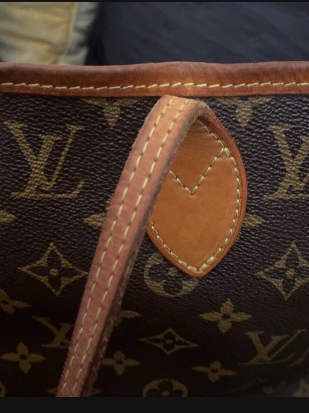 Louis Vuitton Monogramneverfull MM  Canvas Tote in Brown with Tan Trim - Picture 2 of 14